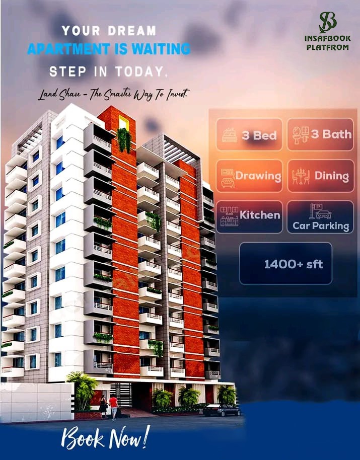 Plat- Land Share & Sales  Apartment ( 5 Years)